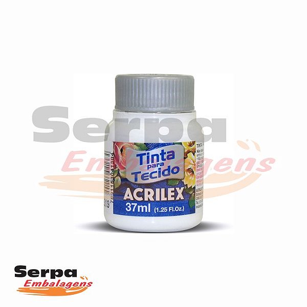 Tinta para Tecido Fosca 37ml Fosca - BRANCA