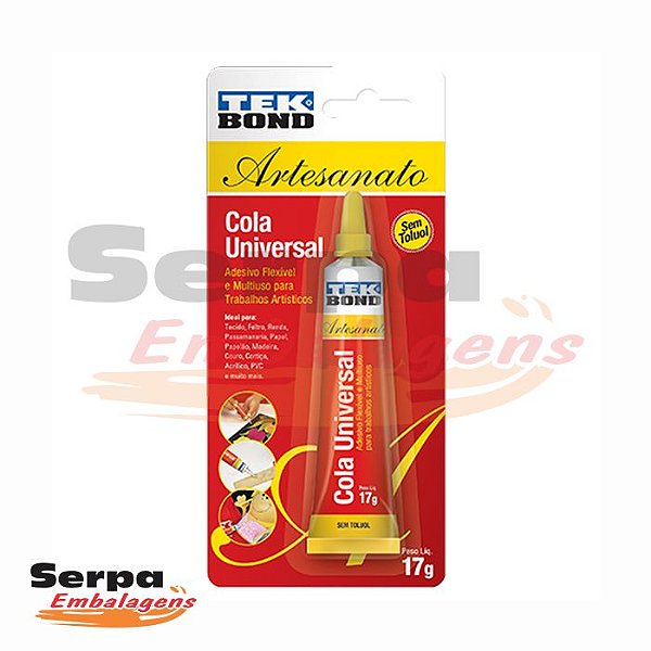 Cola UNIVERSAL Para Artesanato 17G