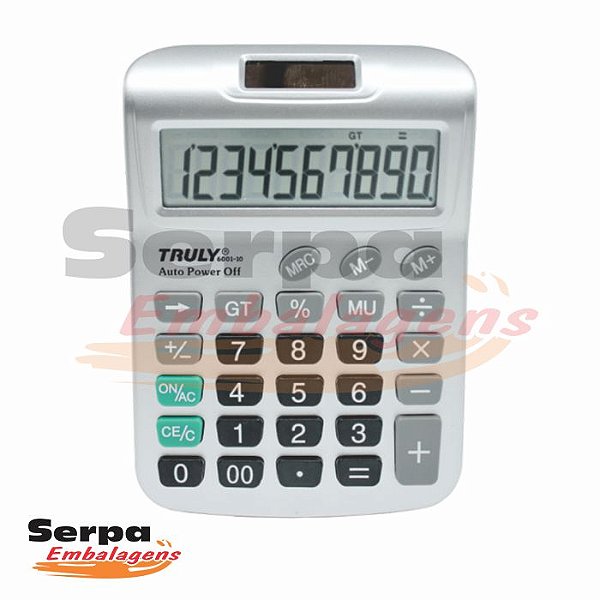 Calculadora de Mesa 10 Dígitos - VISOR EXTRA GRANDE