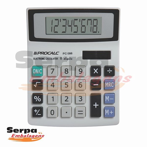 Calculadora de Mesa Compacta 8 Dígitos