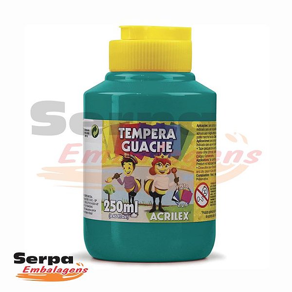 Tinta Guache 250ml Verde Bandeira