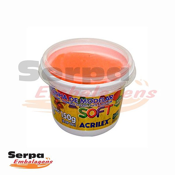 Massinha de Modelar Soft - 150gr LARANJA