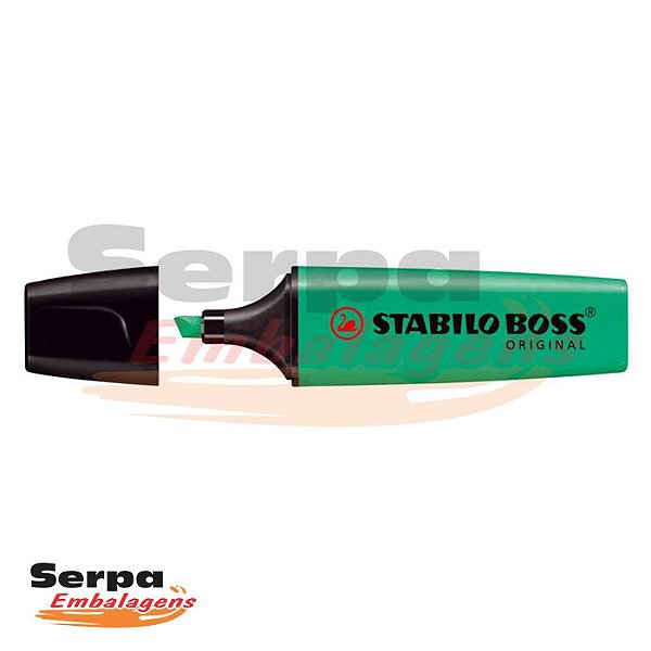 MARCADOR STABILO TEXTO BOSS 70/51 VERDE ESCURO