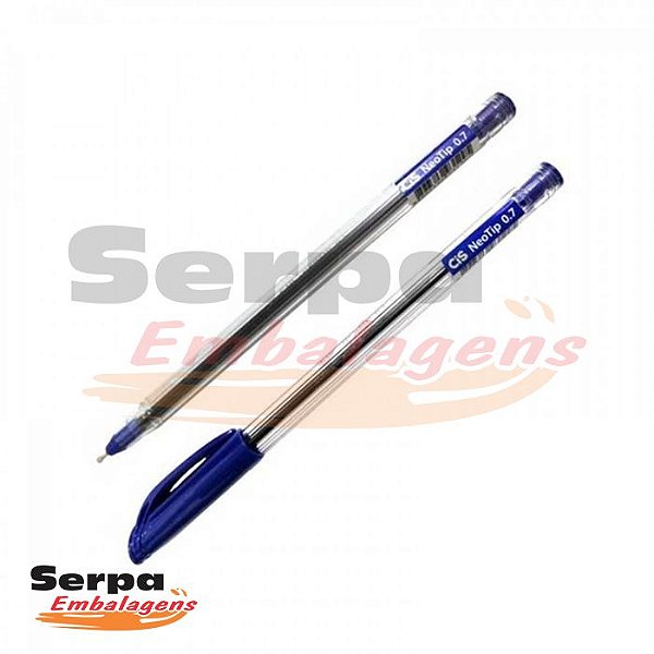 CANETA ESFEROGRÁFICA AZUL 0.7MM NEOTIP CIS