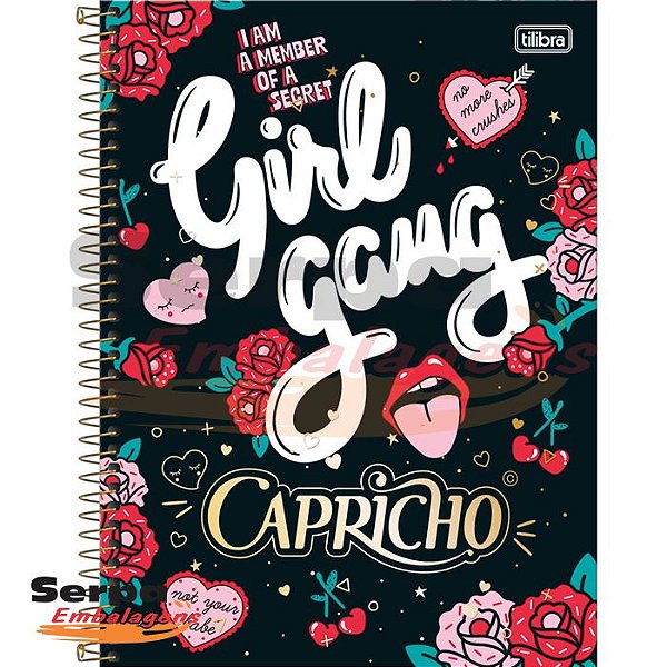 CADERNO ESPIRAL CAPA DURA UNIVERSITÁRIO 16 MATÉRIAS CAPRICHO 320 FOLHAS