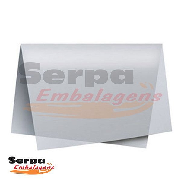 Papel Seda Prata 48x60 cm - Pacote com 100 unidades