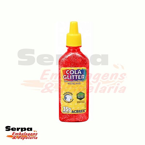 COLA GLITTER 35gr VERMELHA