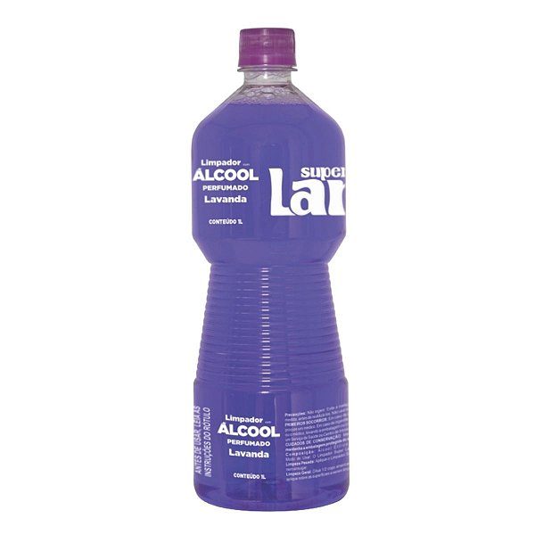 Limpador com Álcool Perfumado Lavanda - Supervale