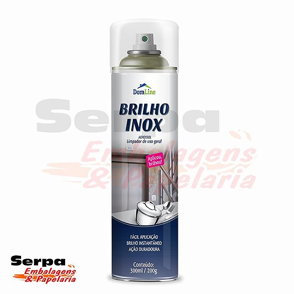 BRILHO INOX 300ML DOMLINE