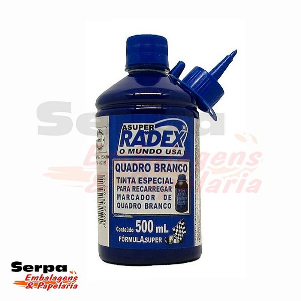 Tinta Reabastecedora para Pincel de Quadro Branco - Azul 500 ML