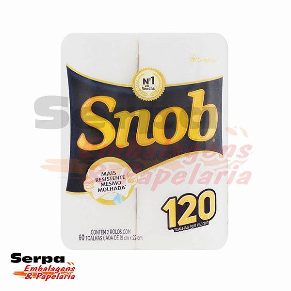 Papel Toalha para Cozinha Snob Branco