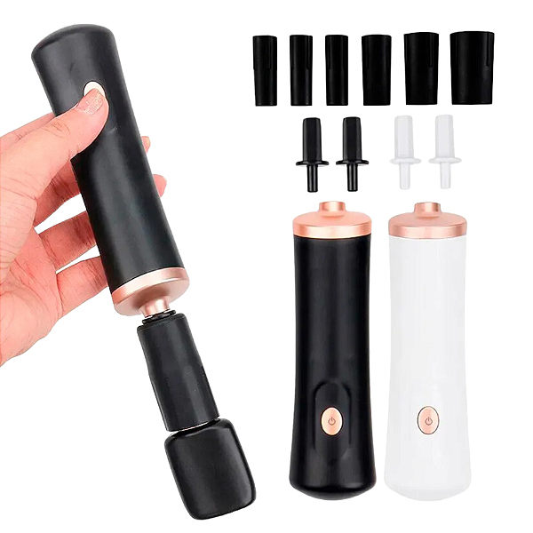 Misturador Agitador de Cola Extensão de Cílios Preto/Rosa