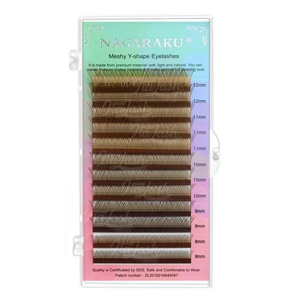 Cílios Y Nagaraku Marrom Volume Brasileiro Mix