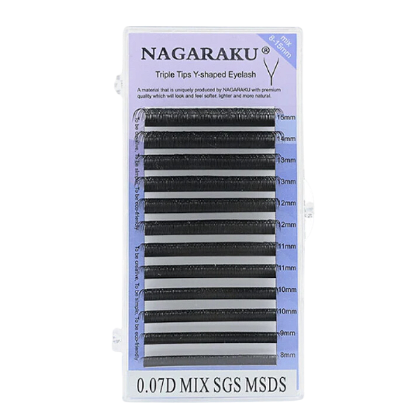 Cílios Nagaraku Y Ponta Tripla Mix