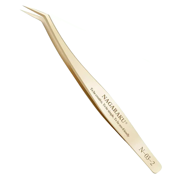 Pinça Nagaraku Modelo N03 Dourada