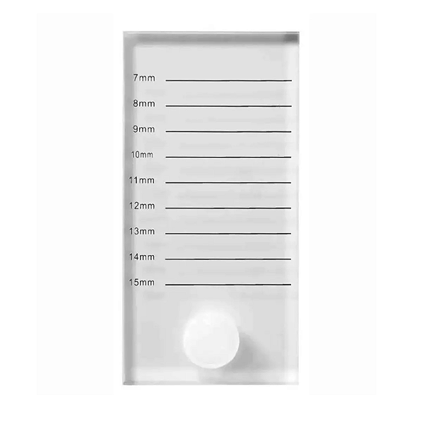 Placa De Vidro Suporte Para Cílios