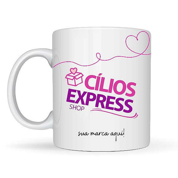 Caneca Personalizada c/ Logo Branca 325Ml