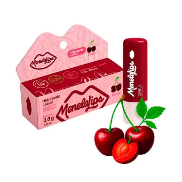 Hidratante Labial Menelalips Cereja