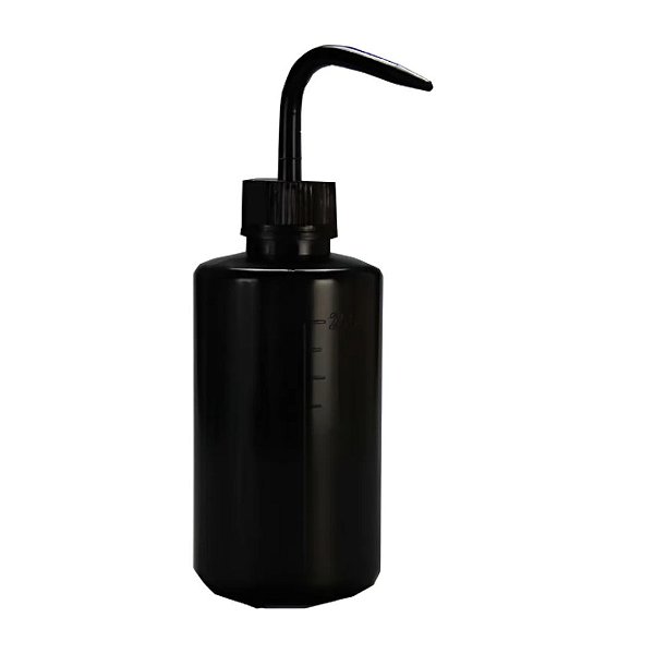 Frasco Bico Curvo Preto 150ml