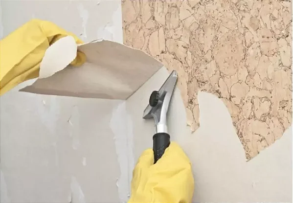 Remoção de papel de parede