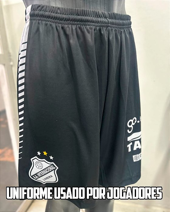 CALÇÃO OFICIAL PRETO JOGADOR
