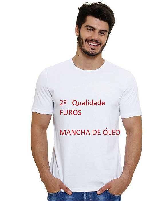 Camiseta masculina 2º qualidade CORES e MODELOS VARIADAS E GOLA REDONDA OU GOLA EM V 100% poliestr 160 gramatura
