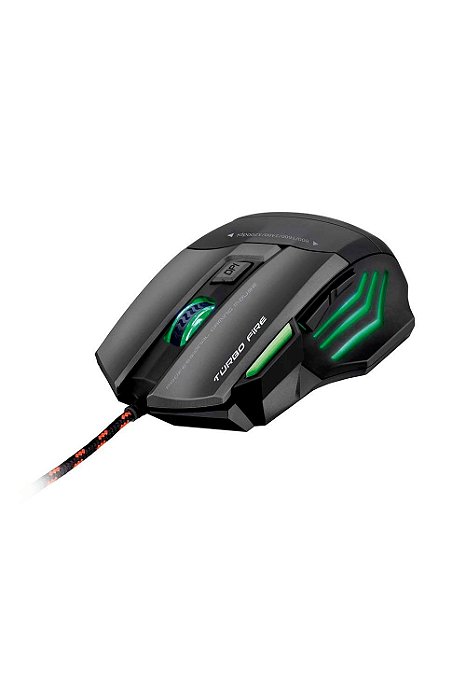 MOUSE COM FIO GAMER WARRIOR RAYNER 3200DPI 7 BOTÕES QUICKFIRE - MO207