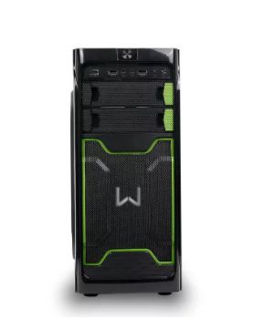 GABINETE GAMER WARRIOR HAIDA VERDE GA187