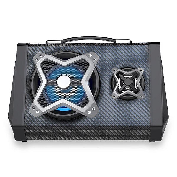 CAIXA DE SOM MULTILASER BT/USB/FM/AUX/SD/MIC/LED 120W SP314