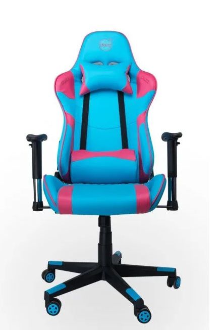 CADEIRA GAMER MERMAID AZUL/ROSA DAZZ