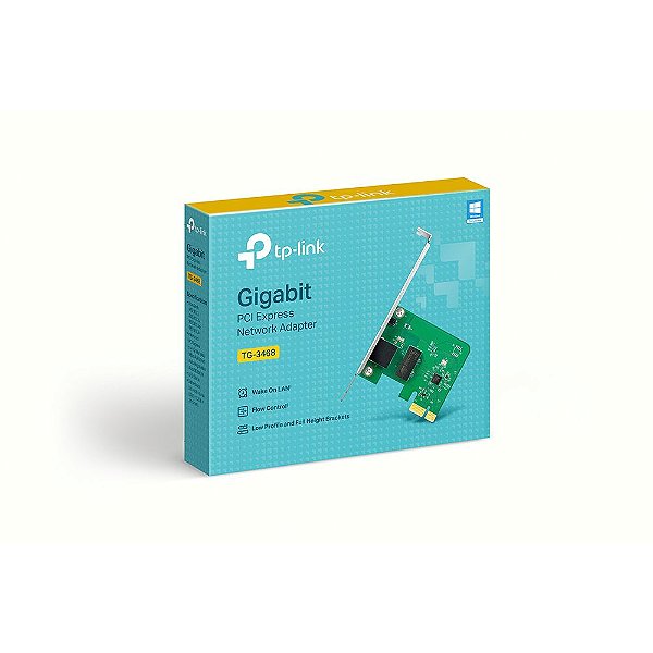 PLACA DE REDE ETHERNET TG-3468  TP-LINK 10/100/1000M PCI-EXPRESS