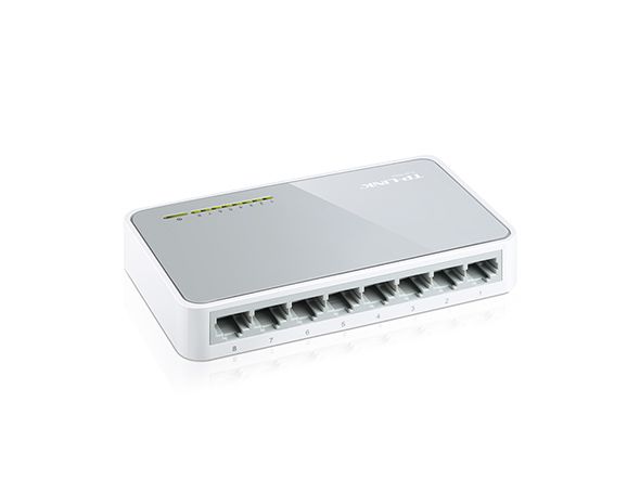 Switch tp-link tl-sf1008d desktop com 8portas 10/100