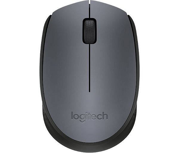 Mouse sem fio logitech m170 cinza