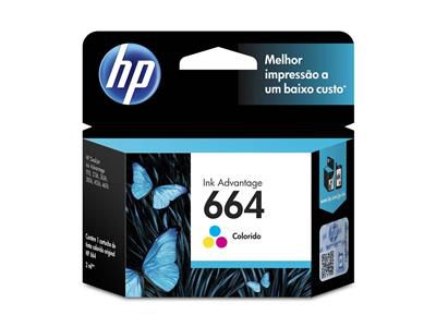 CARTUCHO HP 664 TRICOLOR - F6V28AB