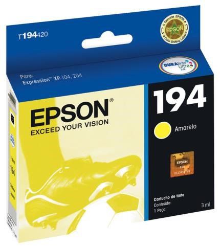 CARTUCHO EPSON 194 AMARELO
