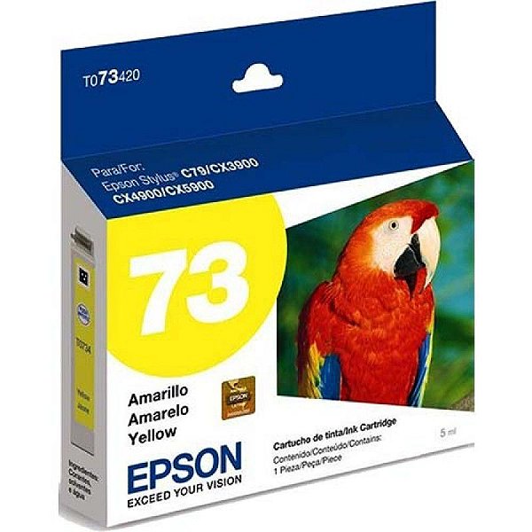 Cartucho Original Epson Amarelo 73n - T073420-br