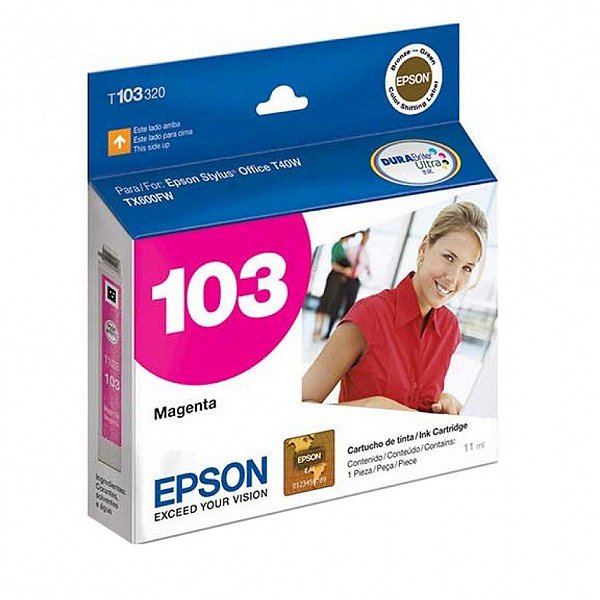 Cartucho Tinta Original Magenta Epson 103 - T40w T103320
