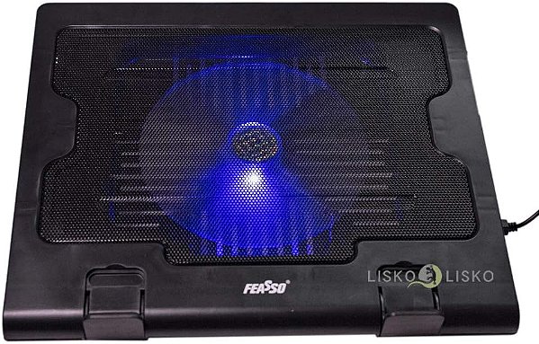 SUPORTE PARA NOTEBOOK FN-720 COM COOLER CENTRAL 5 POS. FEASSO 348