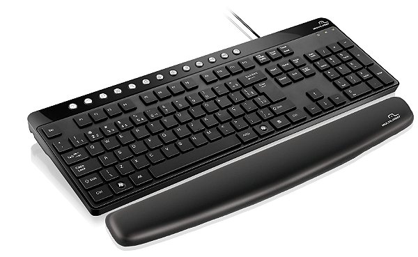 Apoio Em Gel Para Teclado Multilaser Pret Ac033