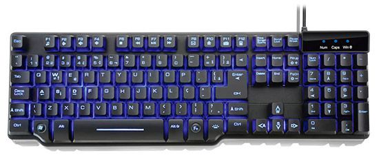 Teclado gamer semi mecânico multilaser tc196