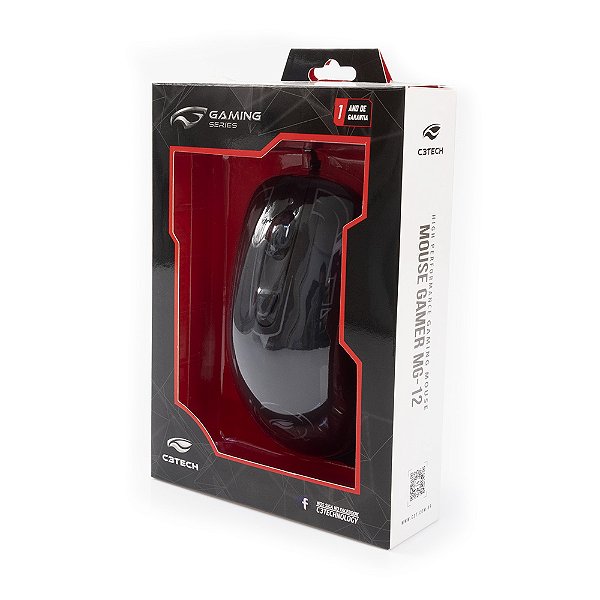 MOUSE COM FIO GAMER USB MG-12BK C3T