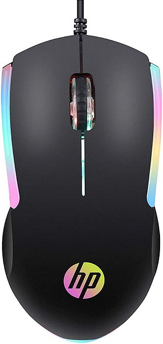 MOUSE COM FIO GAMER USB M160 1000DPI LED PRETO HP