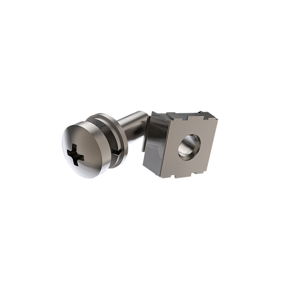 CONJUNTO PORCA GAIOLA M5 BICROMAT. (EMBALAGEM C/ 100 PCS)-KIT0016 - MOREIRA