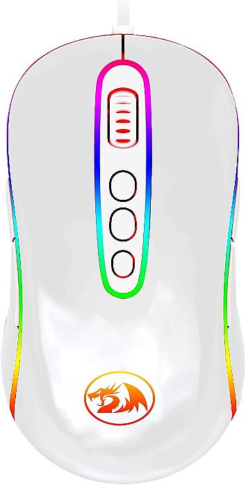 MOUSE COM FIO GAMER REDRAGON PHOENIX 2 BRANCO M702W-1