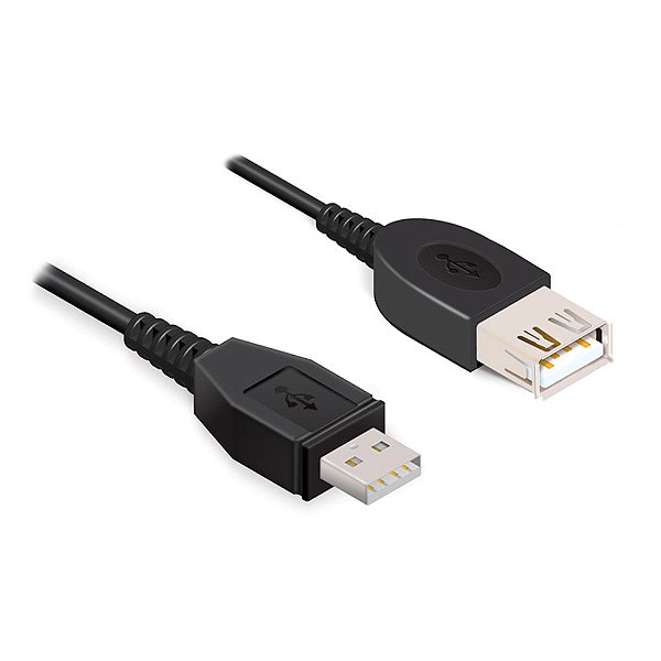 Cabo Extensor USB 2.0 AM/AF 2.5 Metros Comtac 9092 - Infopeças