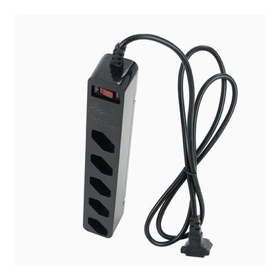 FILTRO DE LINHA COM 5 TOMADAS MAG PRETO