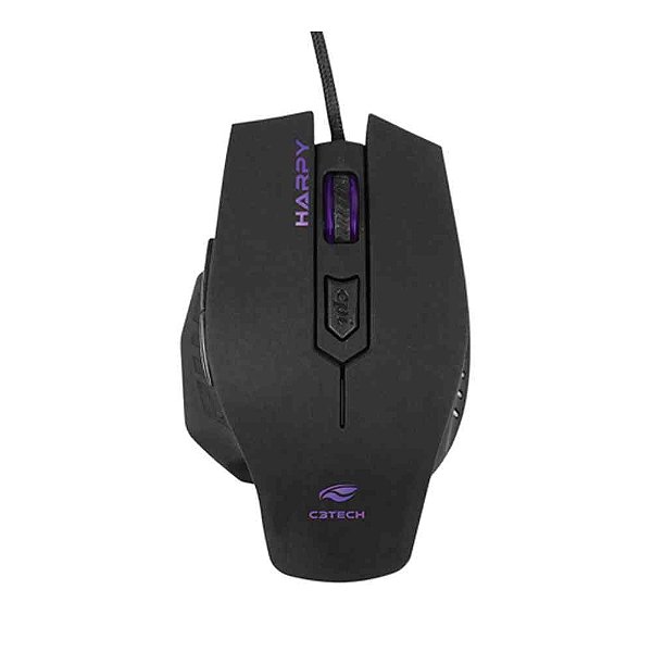 MOUSE COM FIO GAMER USB HARPY MG-100BK PRETO C3T