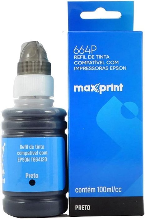 REFIL TINTA MAX UNI COMP EPS BLKG T6641/673120 MAX