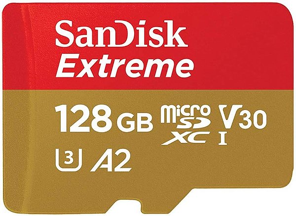 CARTAO DE MEMORIA SANDISK 128GB EXTREME SDSQXA1-128G-GN6AA