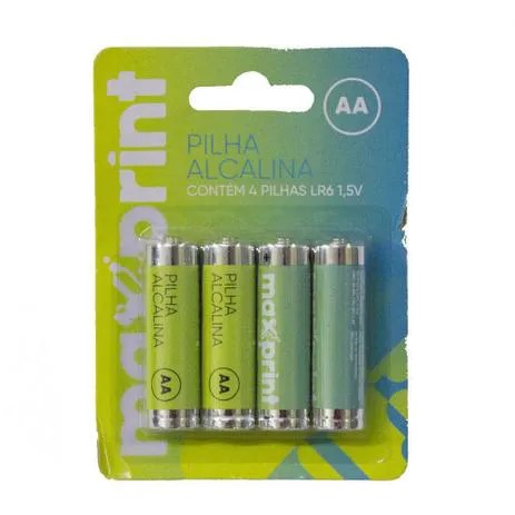 PILHA ALCALINA MAX AA 1,5V C/4